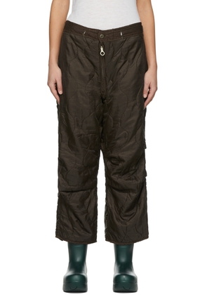 NotSoNormal Brown Polyester Trousers
