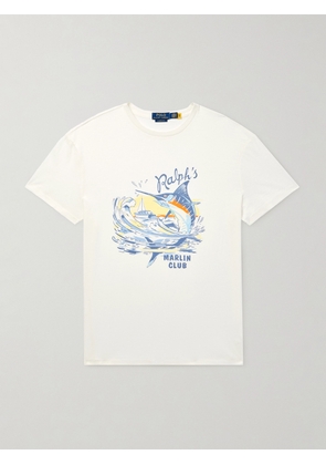 Polo Ralph Lauren - Printed Slub Cotton-Jersey T-Shirt - Men - White - XS