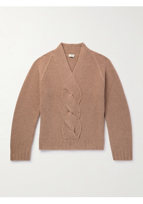 Etro - Cable-Knit Wool Sweater - Men - Neutrals - S