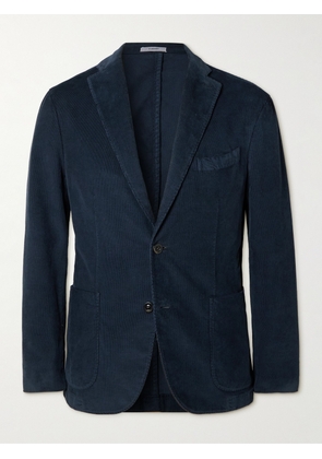 Boglioli - Stretch-Cotton and Modal-Blend Corduroy Suit Jacket - Men - Blue - IT 46
