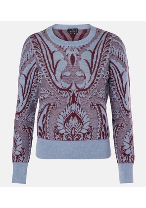 Etro Jacquard wool sweater