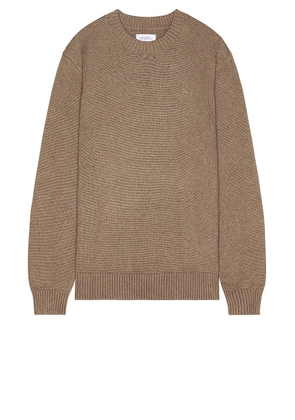 SATURDAYS NYC Greg Sweater in Bungee - Brown. Size S (also in ).