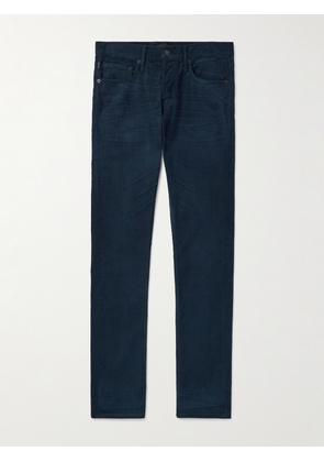 TOM FORD - Slim-Fit Cotton-Blend Corduroy Trousers - Men - Blue - UK/US 30