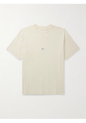 Givenchy - Logo-Embroidered Cotton-Jersey T-Shirt - Men - Neutrals - XS