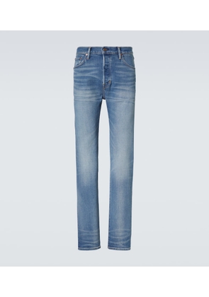 Tom Ford Low-rise twill slim jeans