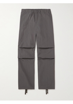 John Elliott - Himalayan Straight-Leg Cotton and Nylon-Blend Trousers - Men - Gray - S