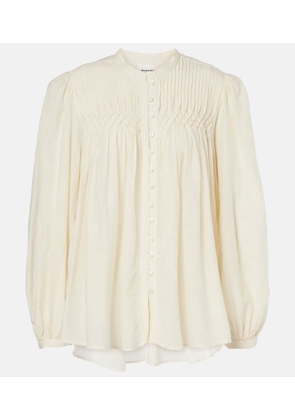 Marant Etoile Dorothe cotton-blend voile blouse