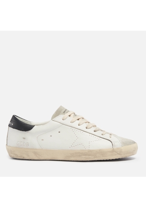 Golden Goose Men's Superstar Leather and Suede Trainers - UK 9