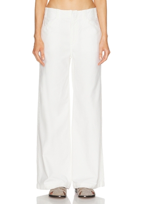 Citizens of Humanity Paloma Utility Trouser in Pashmina - White. Size 25 (also in 26, 27, 28, 29, 30, 33, 34).