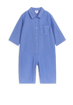 Lyocell Blend Overall - Blue