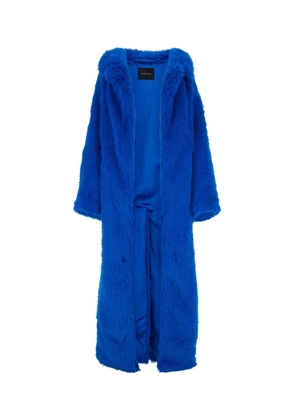Balenciaga Electric Blue Eco Fur Coat