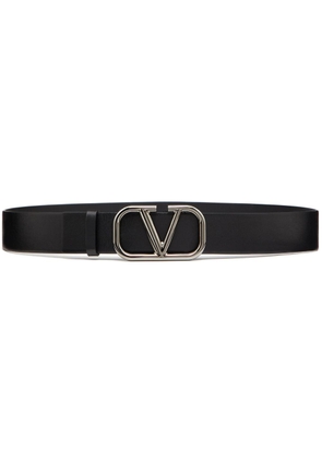 Valentino Garavani VLogo Signature 40mm leather belt - Black