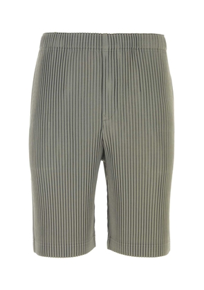Homme Plissé Issey Miyake Grey Polyester Bermuda Shorts