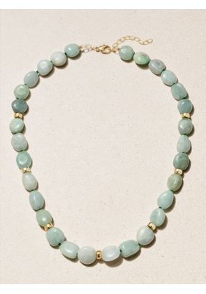 JIA JIA - Gold Jade Necklace - Green - One size