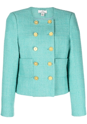 We Are Kindred Winona double-breasted tweed jacket - Green