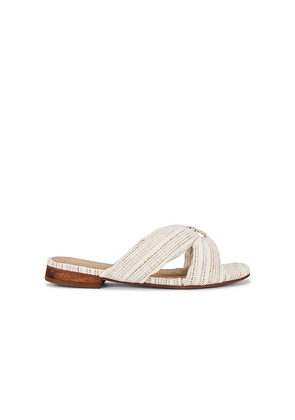 Kaanas Pacifico Sandal in Ivory. Size 11, 5, 6, 7, 8, 9.