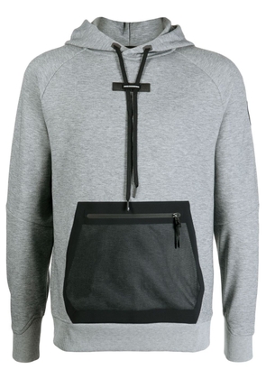 On Running mesh-pocket drawstring hoodie - Grey