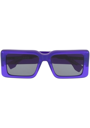 Marcelo Burlon County of Milan Eyewear Maiten rectangular-frame sunglasses - Blue