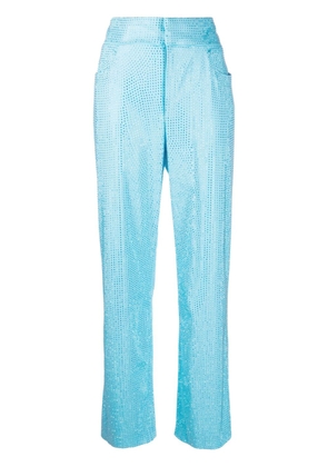 Giuseppe Di Morabito crystal-embellishment trousers - BLUE