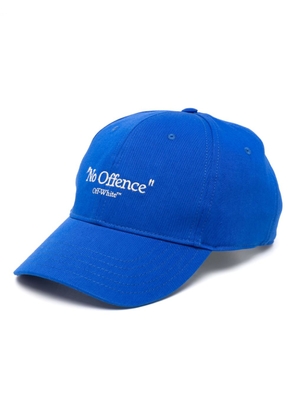 Off-White Drill No Offence cotton baseball cap - Blue