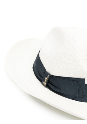 Borsalino Amedeo Panama Fine fedora hat - White