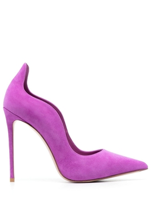 Le Silla Ivy 110mm suede pumps - Purple