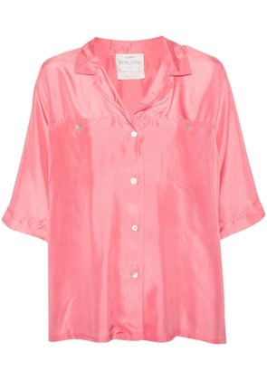Forte Forte camp-collar silk shirt - Pink