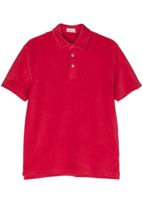Altea towelling-finish polo shirt - Pink