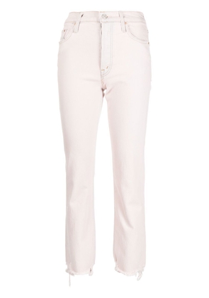 MOTHER stretch-cotton skinny jeans - Pink