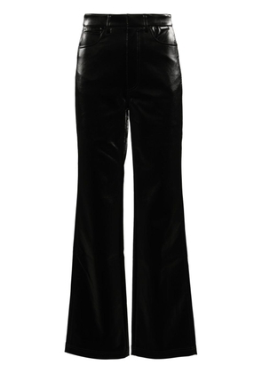 ROTATE BIRGER CHRISTENSEN faux-leather straight trousers - Black