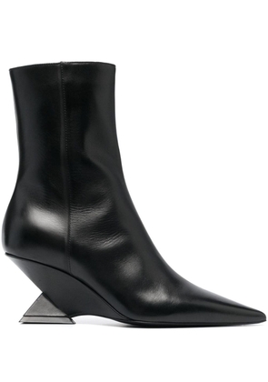 The Attico Cheope 70mm ankle boots - Black