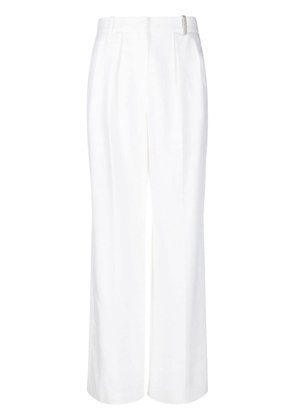 Fabiana Filippi pleated high-waisted trousers - White