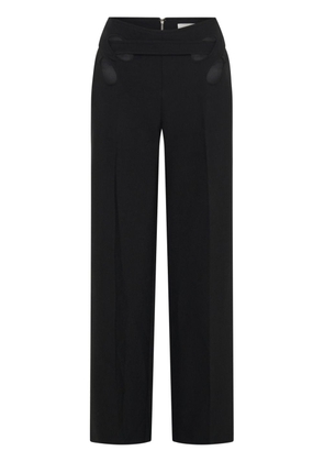Dion Lee Interloop cut-out tailored trousers - Black