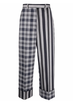 Thom Browne high-waisted tailored trousers - Grey