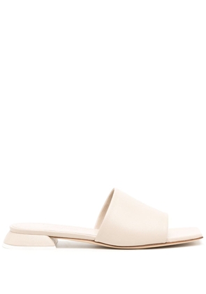 3juin Siena leather sandals - White