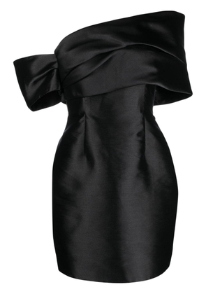 Solace London The Pia off-shoulder minidress - Black