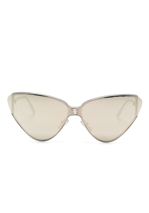 Balenciaga Eyewear Shield 2.0 cat-eye sunglasses - SILVER