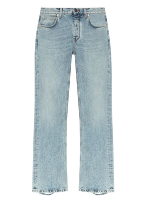 Balenciaga low-rise straight-leg jeans - Blue