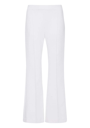 Rosetta Getty cropped flared trousers - White
