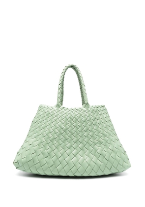 DRAGON DIFFUSION woven leather tote bag - Green
