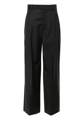 ISABEL MARANT checked tailored wool trousers - Grey