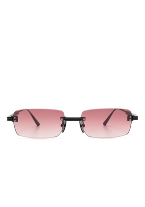 Chimi Parallel rectangle-frame sunglasses - Black