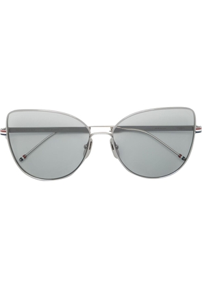 Thom Browne Eyewear TB121 cat-frame sunglasses - Black