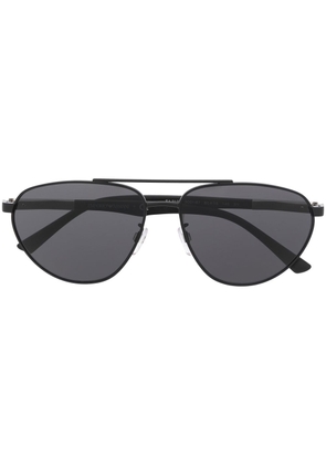 Emporio Armani tinted engraved-logo sunglasses - Black