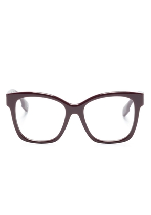Burberry Eyewear Sylvie square-frame glasses - Red