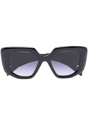 Prada Eyewear tinted oversize-frame sunglasses - Black