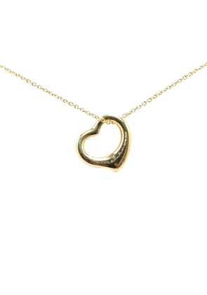 Tiffany & Co. Pre-Owned 2000-2010 Elsa Peretti 18K Open Heart Pendant necklace - Gold