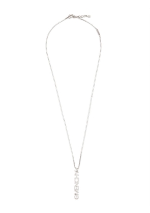 Givenchy logo-lettering necklace - Silver