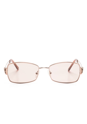 Versace Pre-Owned rectangle-frame sunglasses - Pink