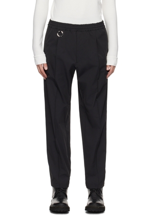 Th products Black Pleated Lounge Pants